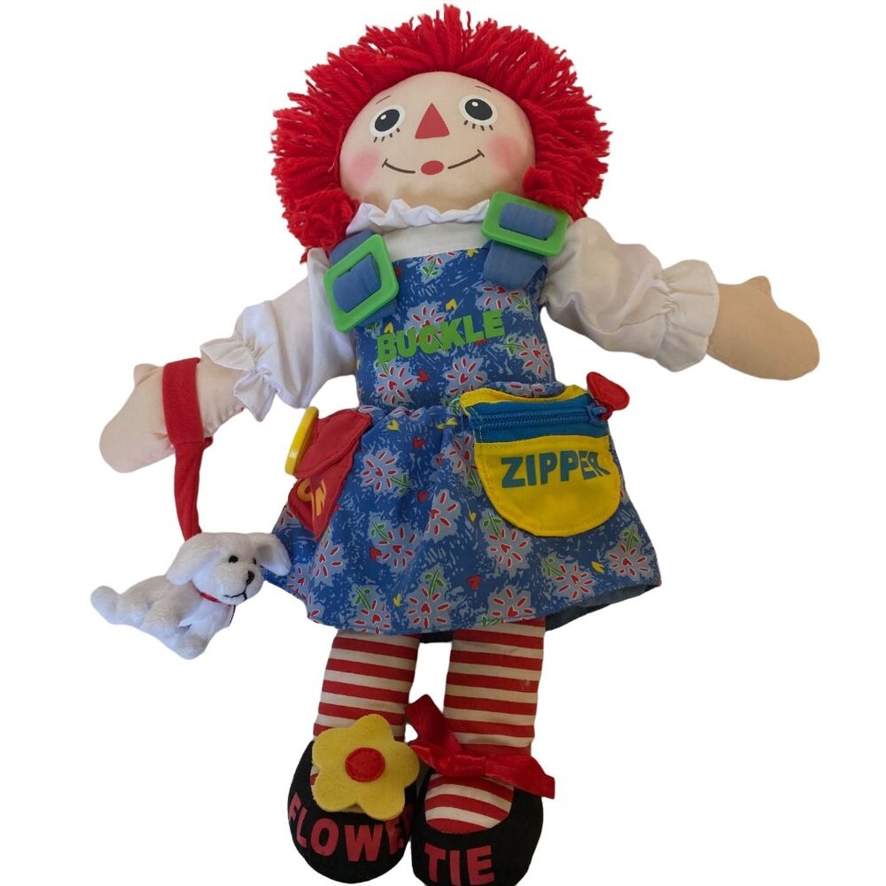 Dress Me Raggedy Ann Doll 2002 by Hasbro 70163 Talking Stuffed Educational Toy - Picture 3 of 12